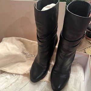 Jimmy Choo Grainy Calf Leather boots in 39 132 Ballad